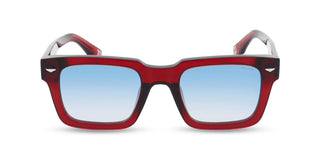 Police Supernova 2 Splq88e Men Red Squared Sunglasses