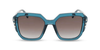 Police Superstar 3 Splr23e Unisex Green Squared Sunglasses