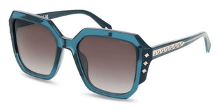 Police Superstar 3 Splr23e Unisex Green Squared Sunglasses