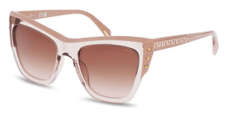 Police Superstar 4 Splr24e Unisex Transparent Cat Eye Sunglasses