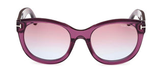 Tom Ford TAMARA-02 FT 1114 women Violet Cat Eye Sunglasses