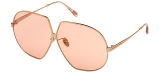Tom Ford TARA FT 0785 women Rose gold Butterfly Sunglasses