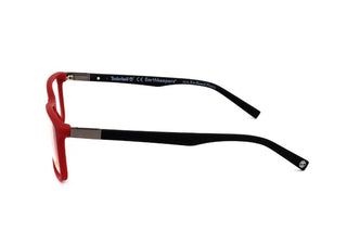 Timberland Tb1650 Unisex Red Squared Eyeglasses