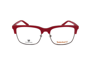 Timberland Tb1655 Men Red Geometric Eyeglasses
