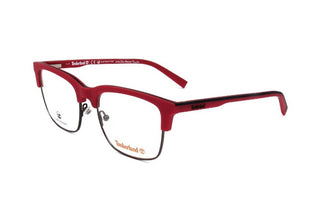 Timberland Tb1655 Men Red Geometric Eyeglasses