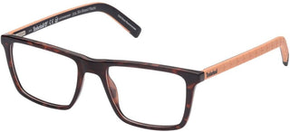 Timberland TB1680 unisex Havana Geometric Eyeglasses