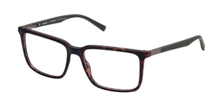 Timberland TB1740 unisex Havana Geometric Eyeglasses