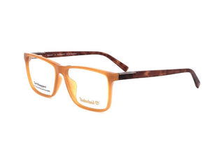 Timberland Tb1759-h Unisex Brown Geometric Eyeglasses