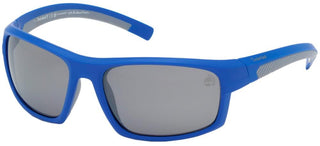 Timberland TB9134 unisex Blue Geometric Sunglasses