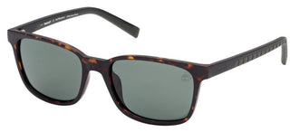 Timberland Tb9243 Unisex Havana Squared Sunglasses