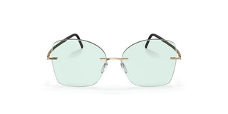 Silhouette Terranea Rimless 8193 Unisex Gold Butterfly Sunglasses