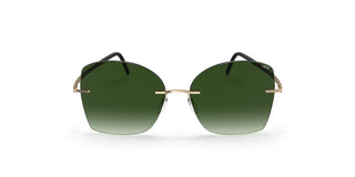 Silhouette Terranea Rimless 8193 Unisex Gold Butterfly Sunglasses