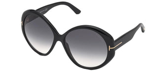 Tom Ford TERRA FT 0848 women Black Oversize Sunglasses