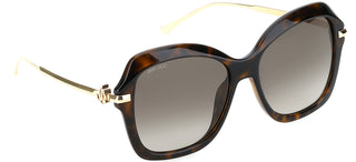 Jimmy Choo TESSY/G/S women Havana Butterfly Sunglasses