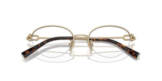 Tiffany & Co. Tf 1158td Women Gold Oval Eyeglasses
