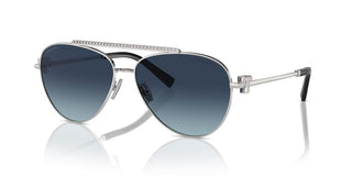 Tiffany & Co. Tf 3101b Women Silver Pilot Sunglasses