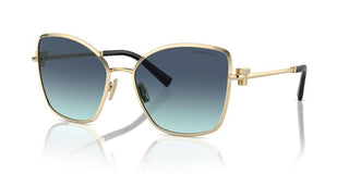 Tiffany & Co. Tf 3102b Women Gold Butterfly Sunglasses