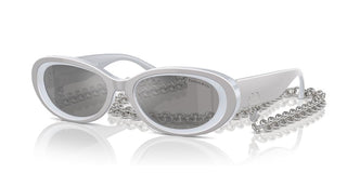 Tiffany & Co. Tf 4221 Women Silver Oval Sunglasses
