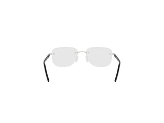 TAG HEUER ESSENTIAL WIRE RIMLESS TH50047U unisex Silver Geometric Eyeglasses