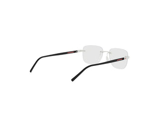 TAG HEUER ESSENTIAL WIRE RIMLESS TH50047U unisex Silver Geometric Eyeglasses