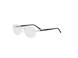 TAG HEUER ESSENTIAL WIRE RIMLESS TH50047U unisex Silver Geometric Eyeglasses