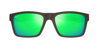 Maui Jim The Flats Mj0897s Unisex Brown Squared Sunglasses