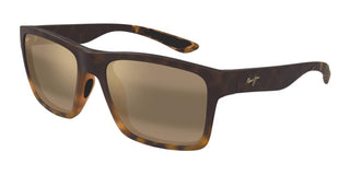 Maui Jim The Flats Mj0897s Unisex Havana Squared Sunglasses
