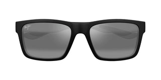 Maui Jim The Flats Mj0897s Unisex Black Squared Sunglasses