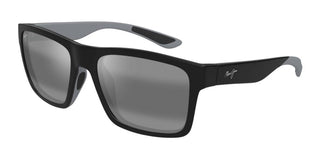 Maui Jim The Flats Mj0897s Unisex Black Squared Sunglasses