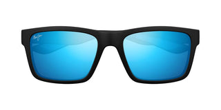 Maui Jim The Flats Mj0897s Unisex Black Squared Sunglasses