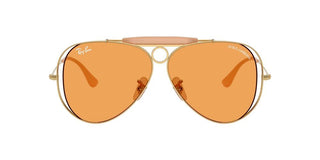 Ray-Ban THE SHOOTER BY DOLCE&GABBANA RB 3138M unisex Gold Pilot Sunglasses