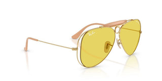 Ray-Ban THE SHOOTER BY DOLCE&GABBANA RB 3138M unisex Gold Pilot Sunglasses