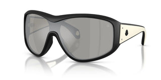 Moncler Thyra Me8016u Unisex Black Shield Sunglasses