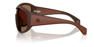 Moncler Thyra Me8016u Unisex Brown Shield Sunglasses