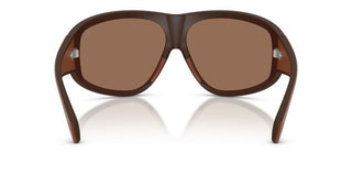 Moncler Thyra Me8016u Unisex Brown Shield Sunglasses