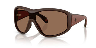 Moncler Thyra Me8016u Unisex Brown Shield Sunglasses