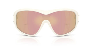 Moncler Thyra Me8016u Unisex White Shield Sunglasses