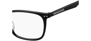 Tommy Hilfiger TH 1737/F men Black Geometric Eyeglasses