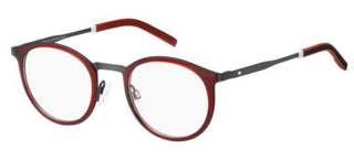 Tommy Hilfiger TH 1845 men Red Round Eyeglasses