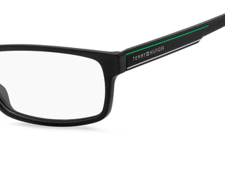 Tommy Hilfiger TH 1999 men Black Geometric Eyeglasses