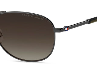 Tommy Hilfiger TH 2023/S men Grey Pilot Sunglasses