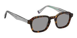 Tommy Hilfiger TH 2032/S men Havana Squared Sunglasses