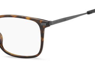 Tommy Hilfiger TH 2037 men Havana Squared Eyeglasses