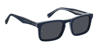Tommy Hilfiger Th 2068/s Men Blue Squared Sunglasses