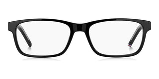 Tommy Hilfiger Th 2076 Men Black Rectangle Eyeglasses