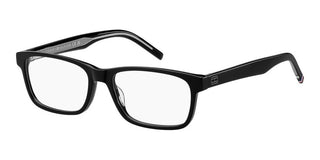 Tommy Hilfiger Th 2076 Men Black Rectangle Eyeglasses