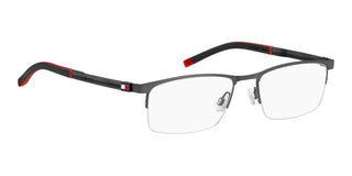 Tommy Hilfiger Th 2079 Men Ruthenium Rectangle Eyeglasses