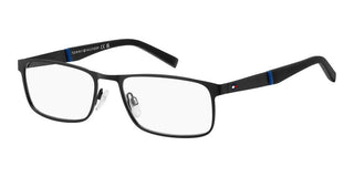 Tommy Hilfiger Th 2082 Men Black Rectangle Eyeglasses