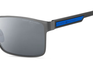 Tommy Hilfiger Th 2087/s Men Ruthenium Rectangle Sunglasses