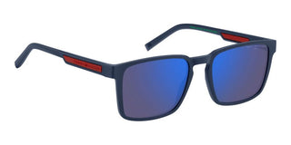 Tommy Hilfiger Th 2088/s Men Blue Squared Sunglasses